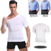 Men’s Slimming Body Shaper T-Shirt - Posture Corrective Compression Vest