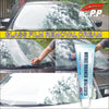 Automotive Glass Oil Film Remover - Clear Windshield Cleaner with Brush