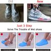 Silicone Waterproof Shoe Covers - Reusable, Anti-Slip Rain Protectors