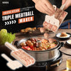 Creative Kitchen Triple Meatball Maker – DIY Meatball Making Tool