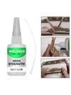 Universal High Strength Adhesive - Welding Oily Glue for Multiple Surfaces