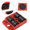 Furniture Moving Tool Set with Lifter and Wheel Sliders Heavy Duty Roller Mover Device