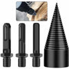 High-Efficiency Firewood Splitter Drill Bit – 32/42/50MM Options with Square/Round/Hex Shank