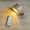 USB Rechargeable LED Wall Light - Touch & Remote Control for Bedroom and Reading