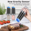 Electric Battery Powered Pepper and Salt Grinder Set