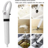 High Pressure Drain Blaster - Air Drain Cleaner for Clogged Pipes and Toilets