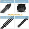 6 Piece Cemented Carbide Cross Hex Drill Bits Set for Tiles and Glass