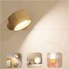 USB Rechargeable LED Wall Light - Touch & Remote Control for Bedroom and Reading