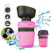 500ML Portable Foldable Dog Water Bottle and Food Bowl