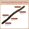 Natural Carbonized Wood Scraping Massage Stick Back Massager SPA Therapy