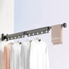 Folding Clothes Drying Rack - Aluminum Alloy Wall Mounted Space-Saving Hanger