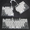 Ergonomic 78-Key Split Mechanical Keyboard with Customizable Keys