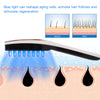 Rechargeable 3-in-1 LED Massage Comb with Vibrating Head Massager & Light Therapy