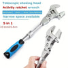 180° Folding Ratcheting Wrench | 5-in-1 Adjustable Hand Tool with Rotating Head