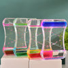 Slide Oil Drop Decompression Toy - Dynamic Multi-Color Liquid Hourglass