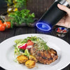 Electric Battery Powered Pepper and Salt Grinder Set