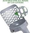 Cat Litter Scoop with Built-In Trash Can & Refill Bags - Mess-Free Cleaning