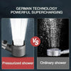 High-Pressure Rainfall Shower Head with 3 Adjustable Modes, Water-Saving Filter, One-Click Stop