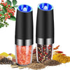 Electric Battery Powered Pepper and Salt Grinder Set