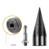 High-Efficiency Firewood Splitter Drill Bit – 32/42/50MM Options with Square/Round/Hex Shank