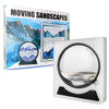 3D Moving Sand Art Picture | Round Glass Sandscape Décor with Flowing Sand Display