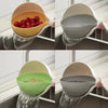 Double-Layer Rotatable Drain Basket with Handle for Kitchen Organization